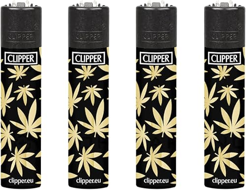 Miniatura 1 de Clipper Paquete de 4 encendedores (Micro Soft Black)