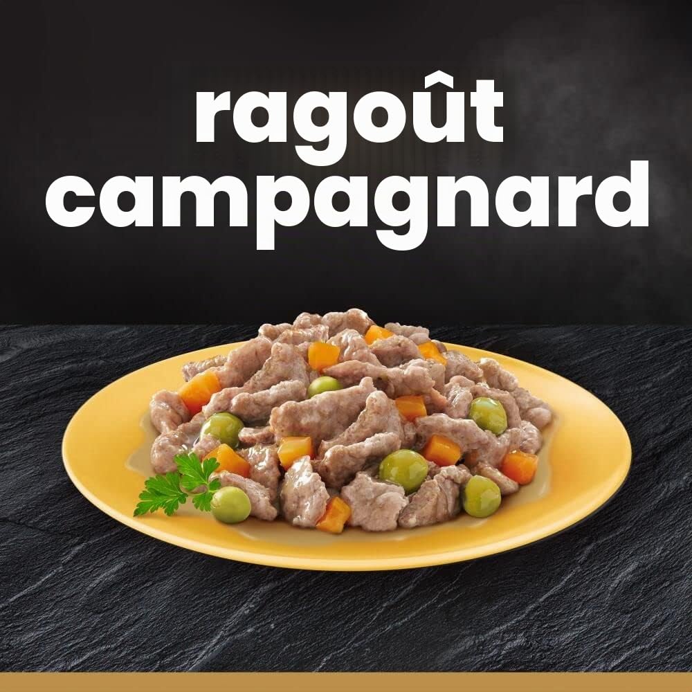 Cesar Megapack - Terrine Classique - Nourriture Humide pour Chien dans Un Bol - 4 variétés en Multipack - 24 x 150 g