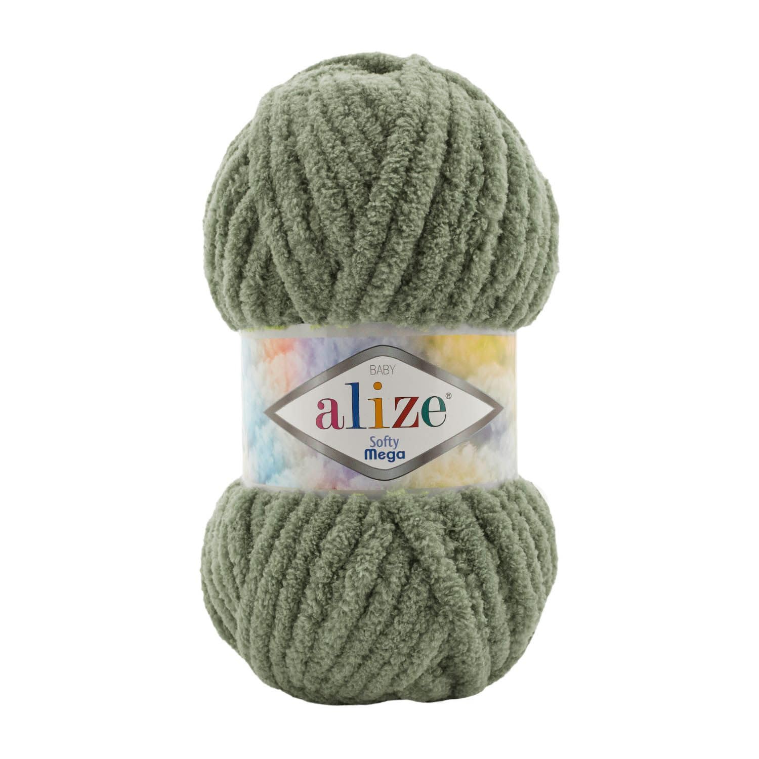 Alize Softy Mega Chunky Blanket, Scarf, Baby Knitting Crochet Yarn 100g Ball (1, 03SM) — image 1