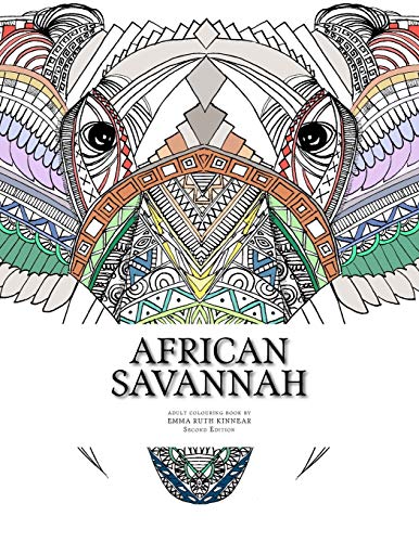 African Savannah: An African Themed Colouring Book for Adults
