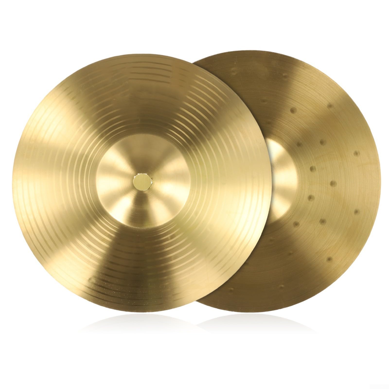 Ensemble de cymbales en laiton pour percussion Splash Crash Hi Hat Jazz Drum pour instrument en laiton (20,3 cm)