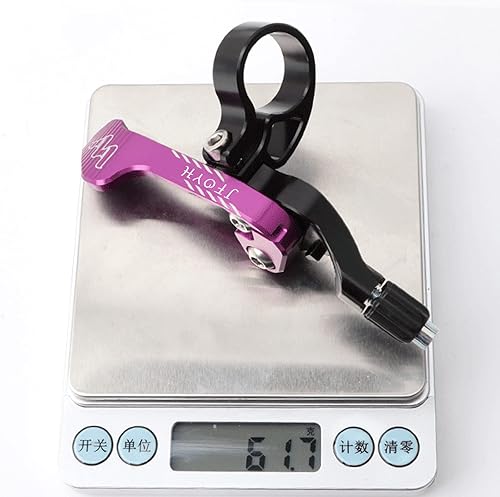 Miniatura 4 de JFOYH Kit de palanca remota para poste gotero de bicicleta de montaña para tija de sillín cuentagotas de enrutamiento externo e interno