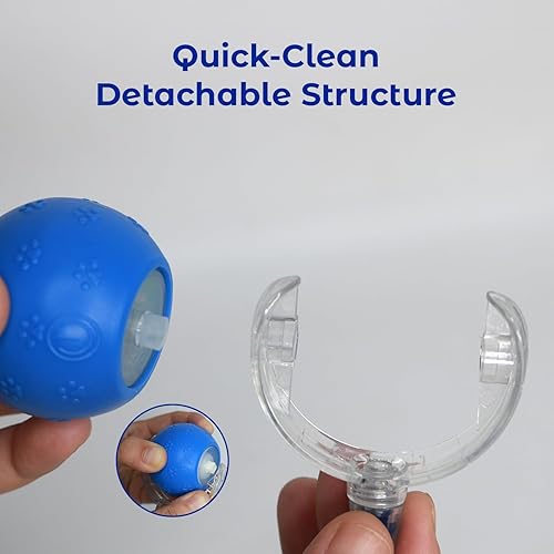 Miniatura 7 de Pelotas interactivas para perros y gatos, juguete interactivo para gatos, bola rodante automática inteligente de 360, juguete de movimiento rápido