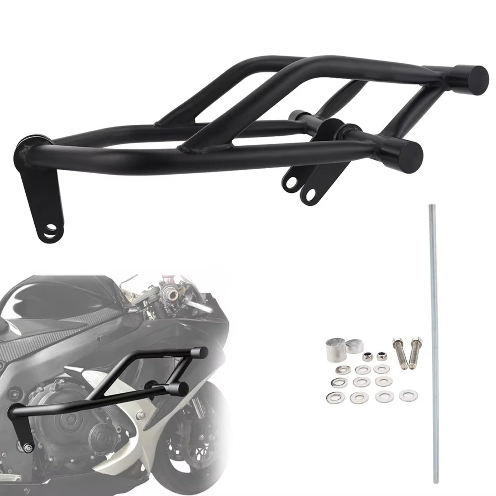 Paraurti Compatibile Con Suzuki Per Gsx-R750 2006-2010 Moto Prodezza Gabbia Motore Guard Highway Bar Paraurti Protezione Gara Ferroviaria