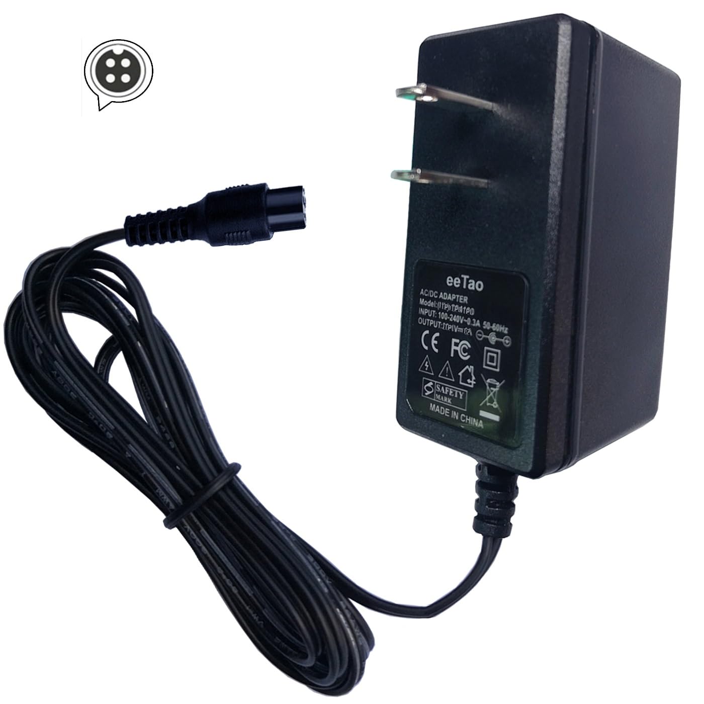 Amazon.com: eeTao 4-Prong 42V AC/DC Adapter Charger Compatible