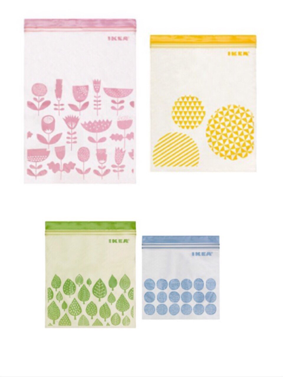 ☆2016NEW☆ IKEA ISTAD プラスチック袋 アソート 合計８０ピー…