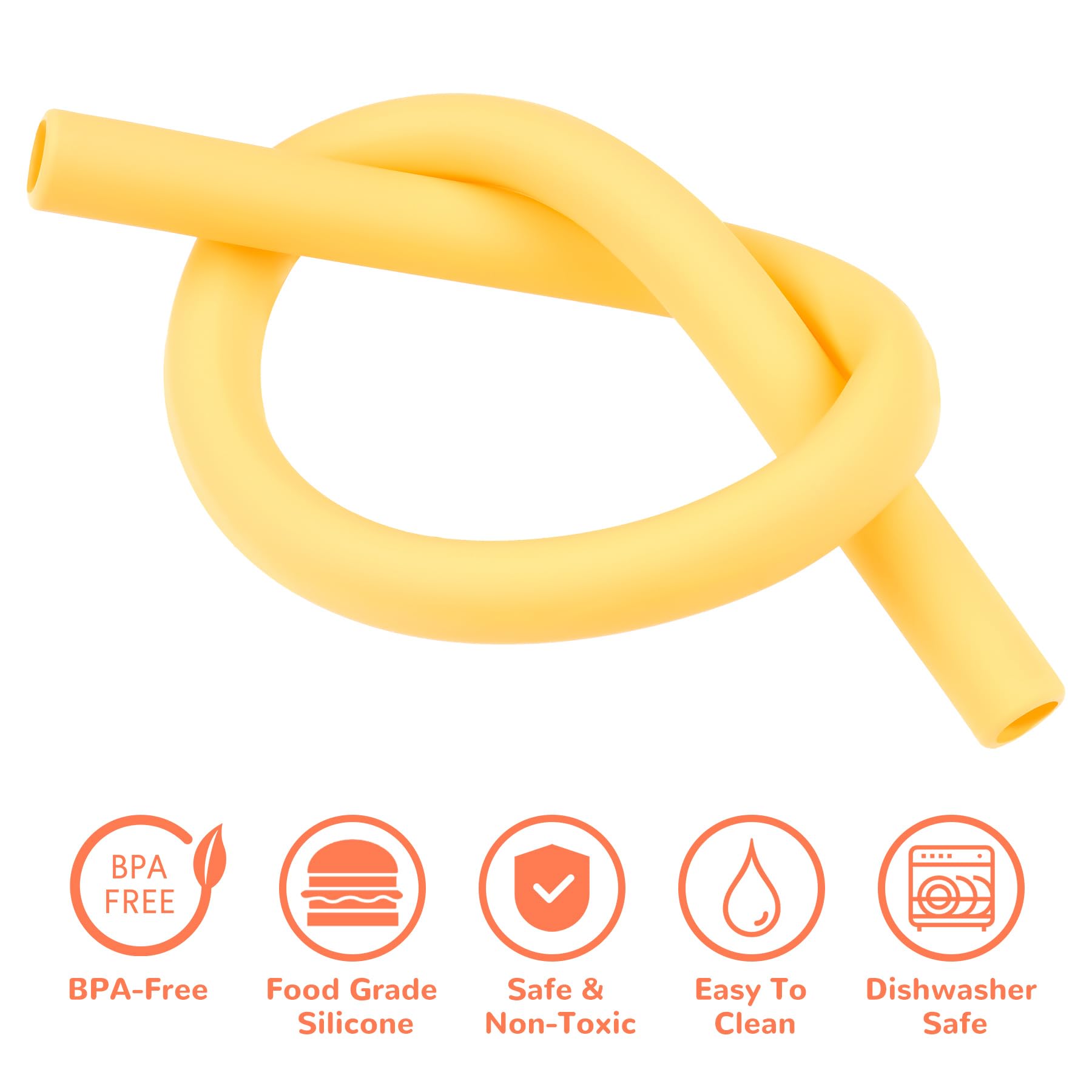 Pailles Réutilisables Acier Tomorotec - Lot De 6 Pailles Réutilisables Inox Avec Embouts Silicone - 3 Tailles Pour Gobelets Stanley Ensemble Pailles écologiques Brosses Incluses