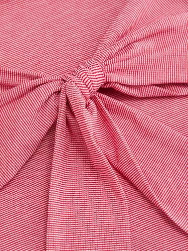 Image of CIDER Women's Summer Mini Dress Boat Neck Sleeveless Ruched Tie Back Cute Casual Dresses Nightgown Outfits Trendy