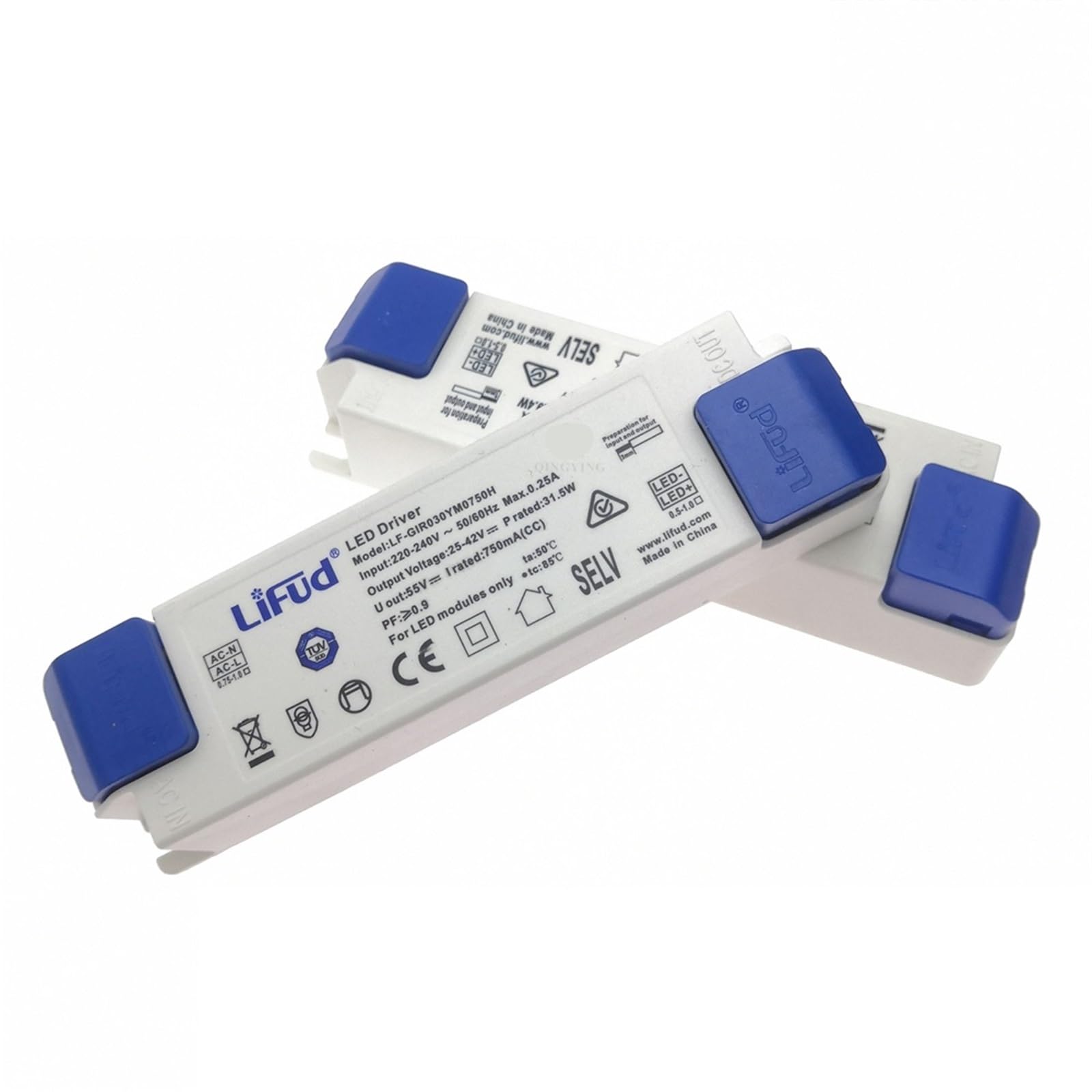 1PCS LED Driver 25W-31W 600mA 650mA 700mA 750mA LF-GIR030YM 25-42V Illuminazione di isolamento a corrente costante ad alto PF(LF-GIR030YM0600H,5pcs)