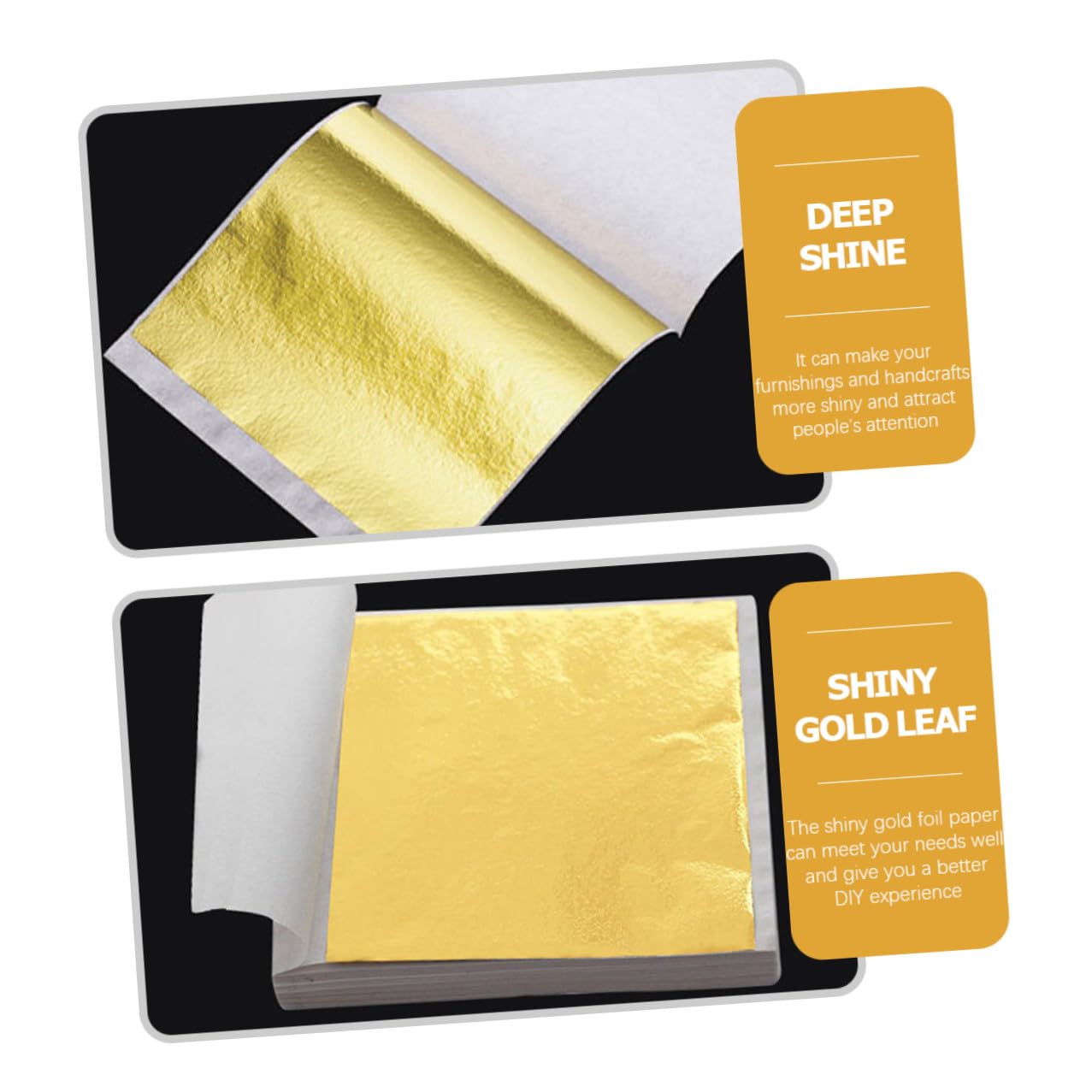 DOITOOL 900 Blatt Teiliges Blattgold Imitation Goldfolie Gold Silber und Roségold Funkelnde Folienflocken für DIY Basteln Kunstprojekte Möbelverzierung und Kreative Dekoration