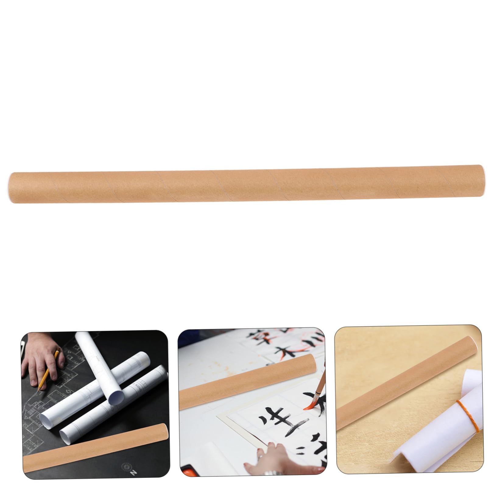 Angoily Portable Paper Tube for Posters and Documents Crafting and Shipping Tube Thickness for Projects and Art Storage