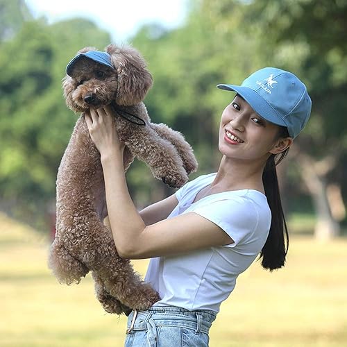 Miniatura 2 de Pets Outing - Gorras de béisbol para padres e hijos, visera de ocio para perros pequeños y gatos y tamaño libre, sombrero de protección solar para