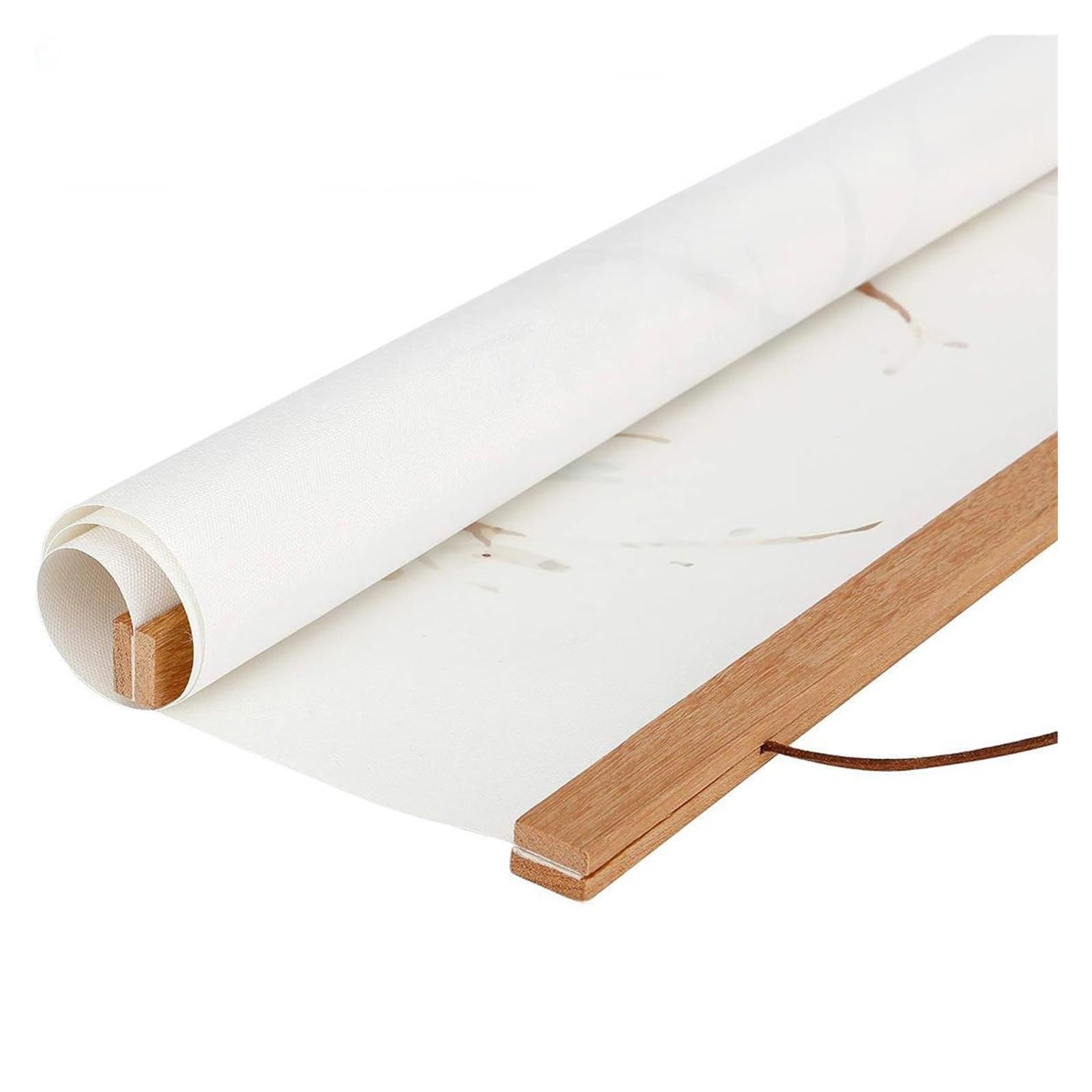 Asta magnetica regolabile per appendere quadri, morsetti in legno massiccio per tela, calligrafia e tessuti, decorazione da parete per la casa, 32 cm di lunghezza