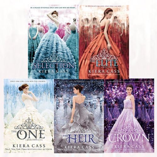 Kiera Cass Selection Collection 5 Books Bundle (The Selection, Elite, The One, The Heir, The Crown) Paperback – 1 Jan. 2016