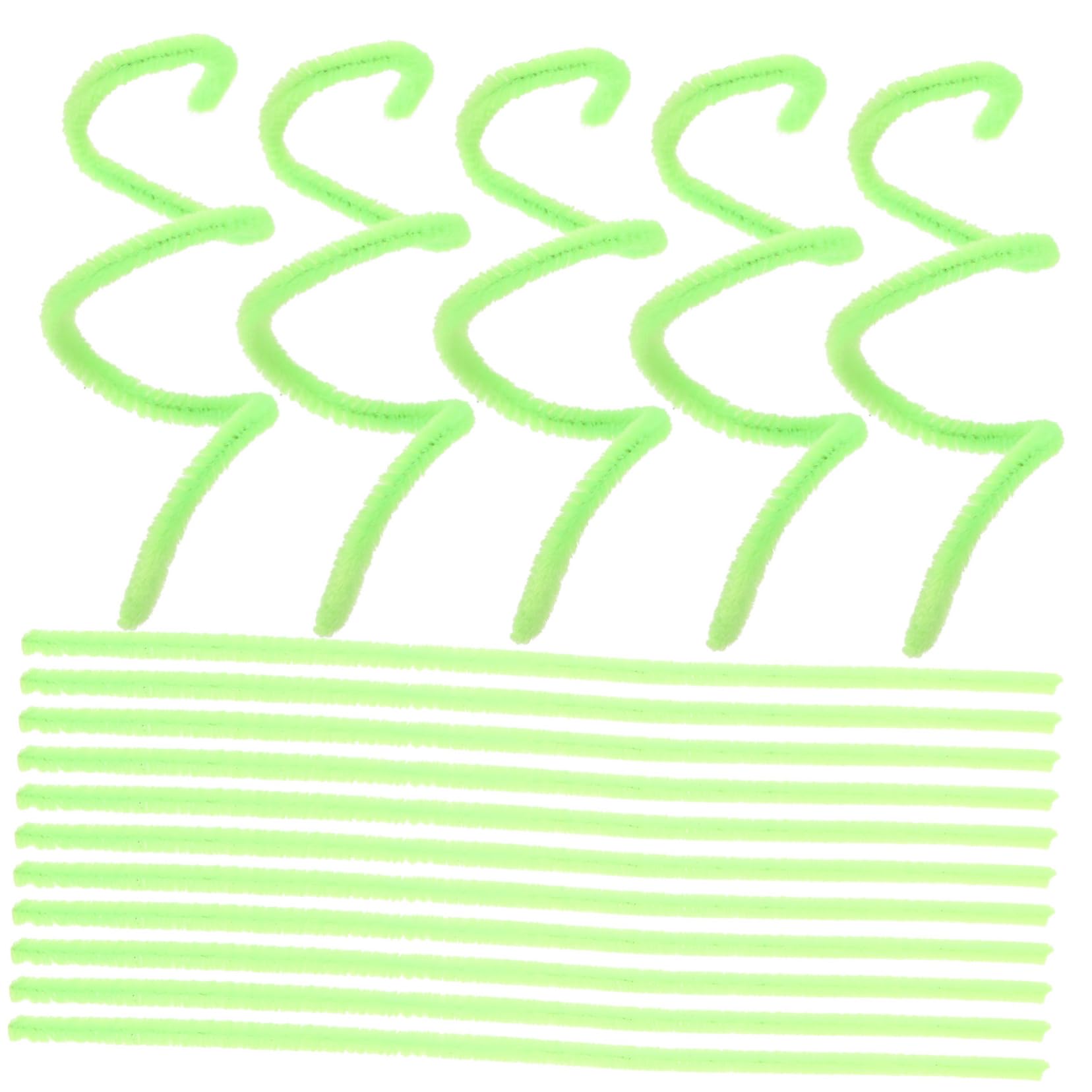 DOITOOL 100pcs Chenille Stems Twistable Craft Cleaners Plush DIY Sticks Educational Tools for Boys and Girls and Classroom