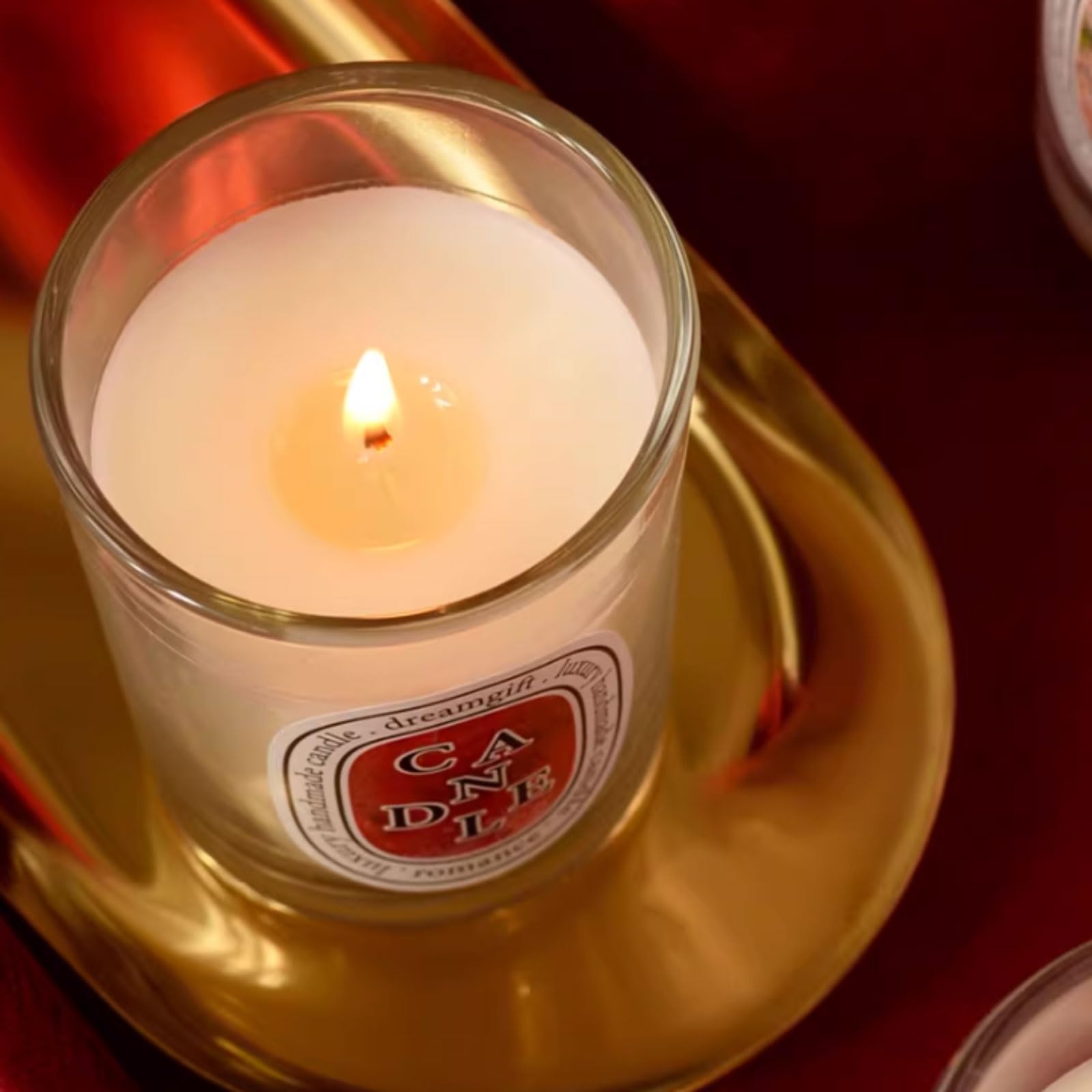 Szklane świece, nowoczesne świece w słoikach, wielokrotnego użytku, do aromaterapii, długotrwałe, do domu, wakacji, relaksu i spa, zgnilizna