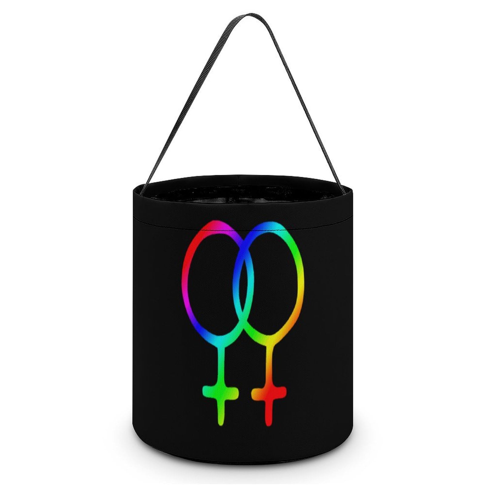 Lesbianism Cute Easter Basket Bags Eggs Bucket Candy Tote Decorations Gifts Party Storage Bag, style