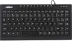 TECLADO BRIGHT MINI 0505 USB C/FIO PRETO
