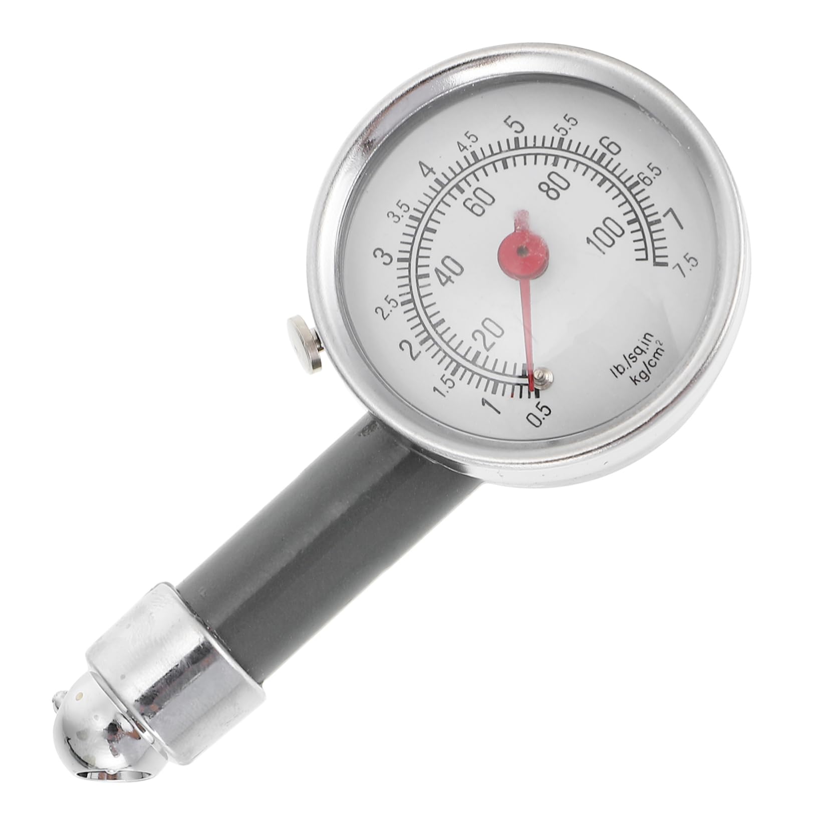 Mikinona Stainless Steel Car Tire Pressure Gauge Real-time Detection Easy to Use Car Tire Pressure Meter Precision
