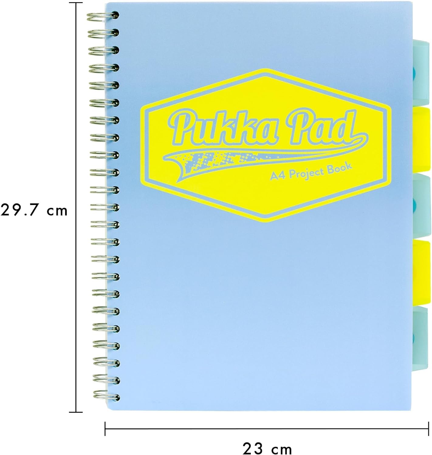 Pukka Pad PP18630 - Quaderno per progetti pastello, formato A4, confezione da 3