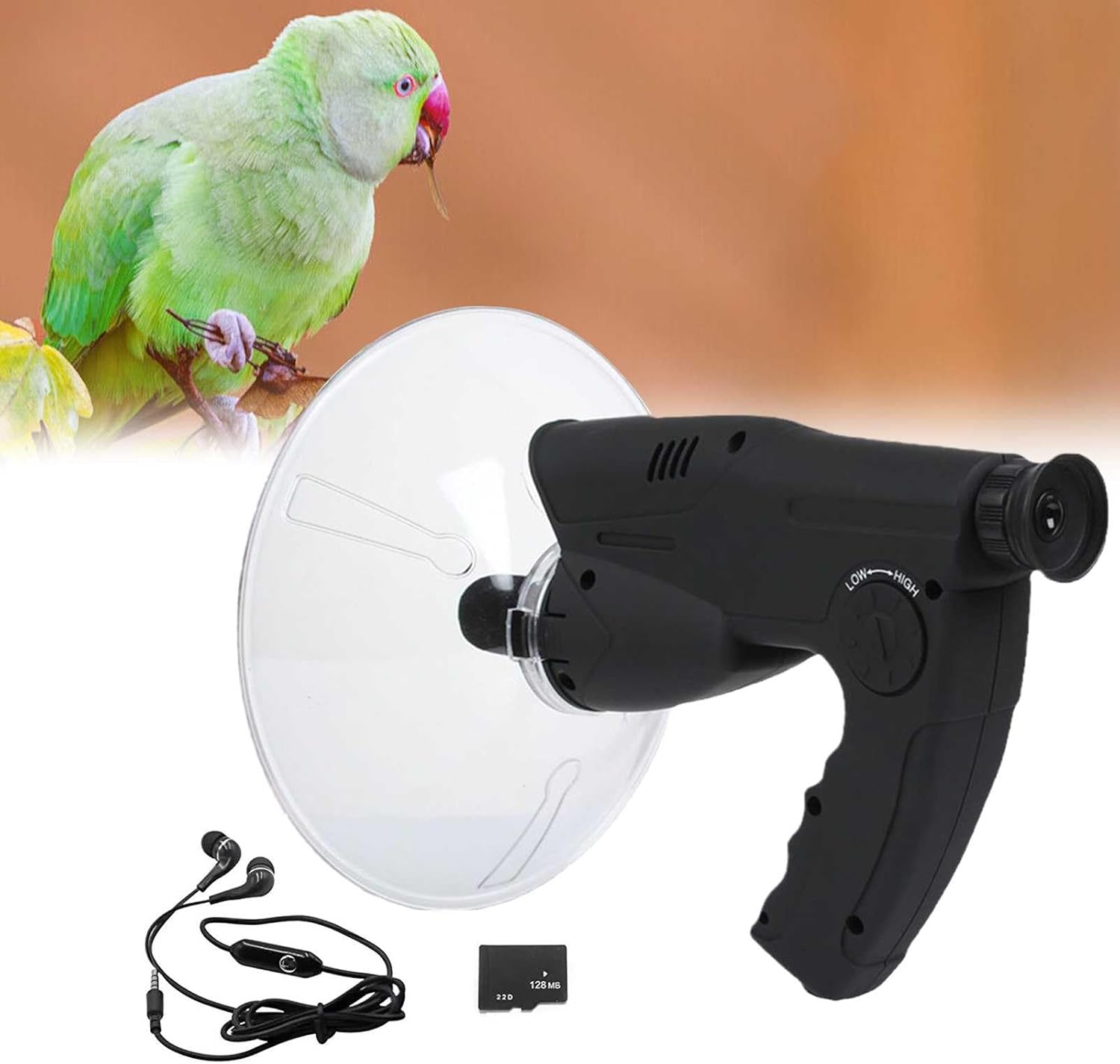 LVMMO Parabolic Microphone Bionic Ear for Long Range