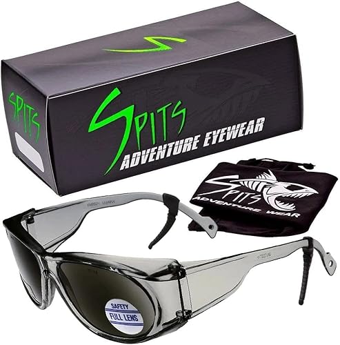 Gafas de seguridad para lentes de aumento completas, 3 opciones de tamaño de marco, bolsa gratuita y retenedores de oreja