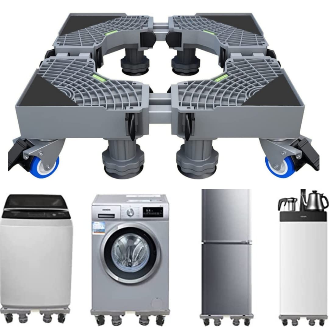 Buy Washing Machine Base Stand Movable Adjustable Bases for