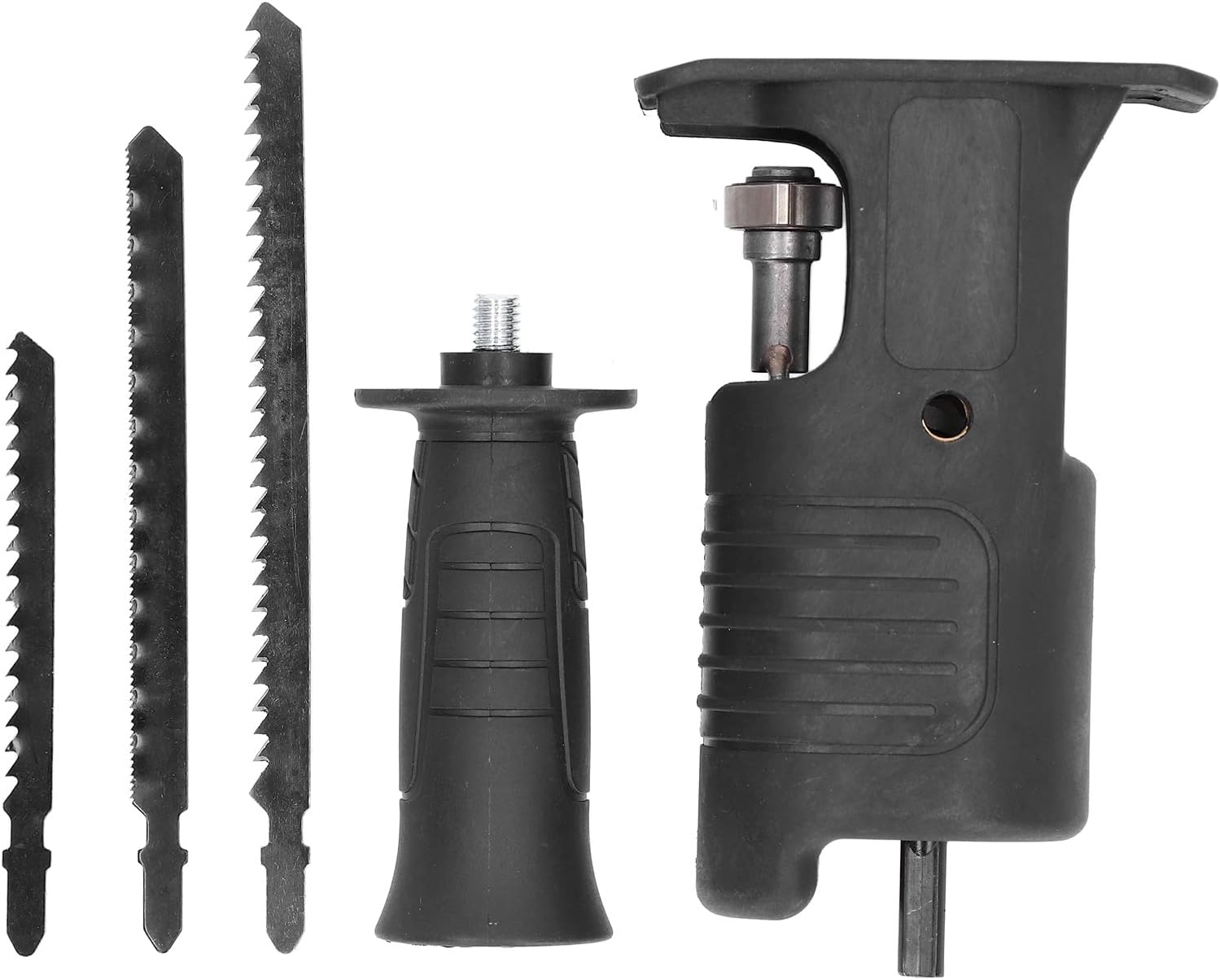 Reciprocating Saw Attachment,Reciprocating Saw Attachment Kit, Cordless Reciprocating Saw, Reciprocating Saw Attachment Kit for Cordless Drill with Blades for Metal Wood Cutting Jig Saws, recipro