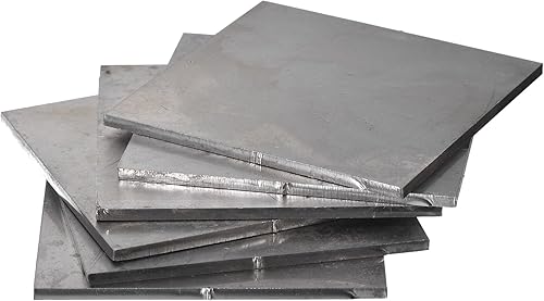 Miniatura 5 de uxcell Placa de soldadura de acero suave de 3 x 3 pulgadas, práctica de soldadura de calibre 11 y entrenamiento para MIG, TIG, ARC, gas, palo, 12