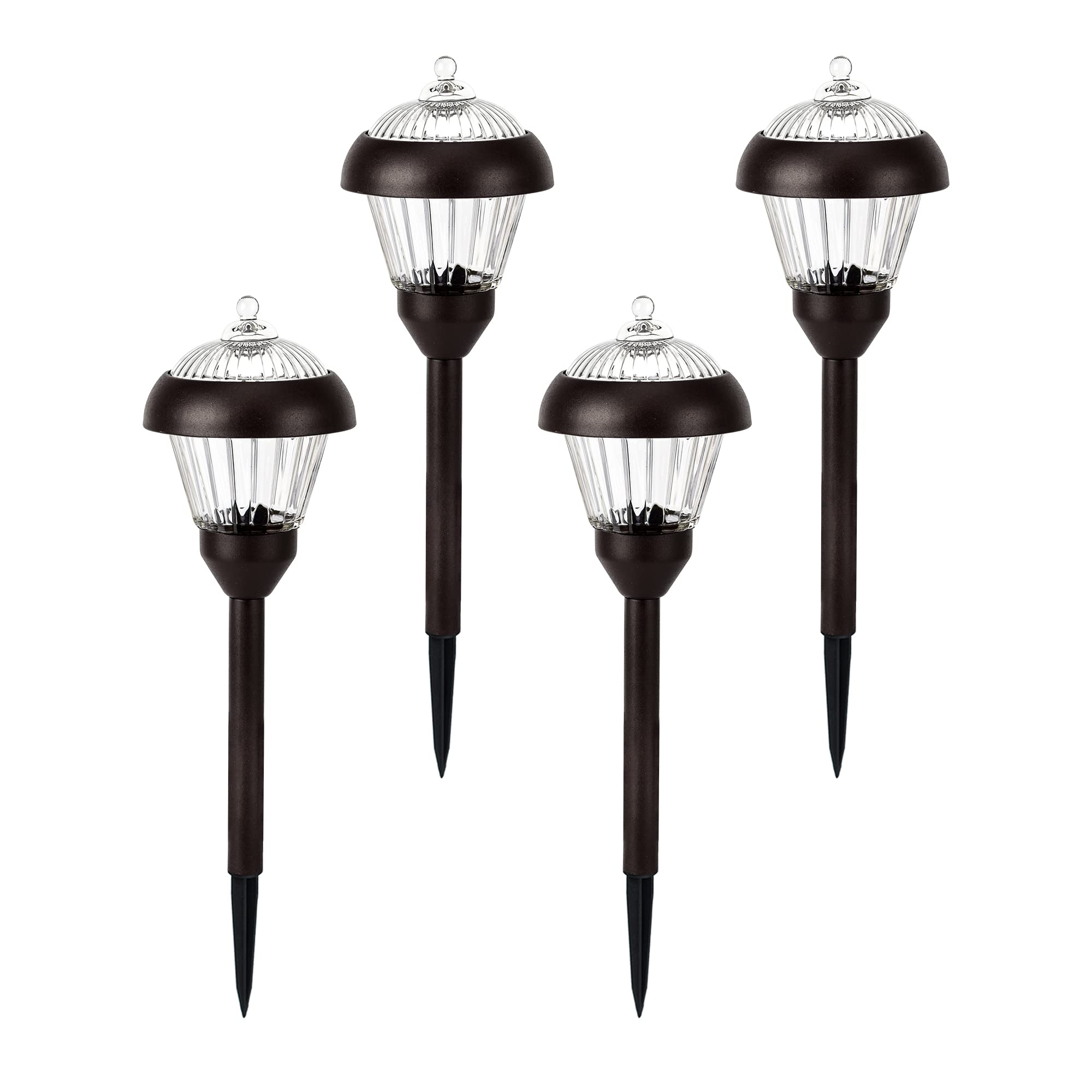 ライト/ランタン  Peak - solol - solworks model Solpex Outdoor Solar Path Lights, Glass and Powder Coated
