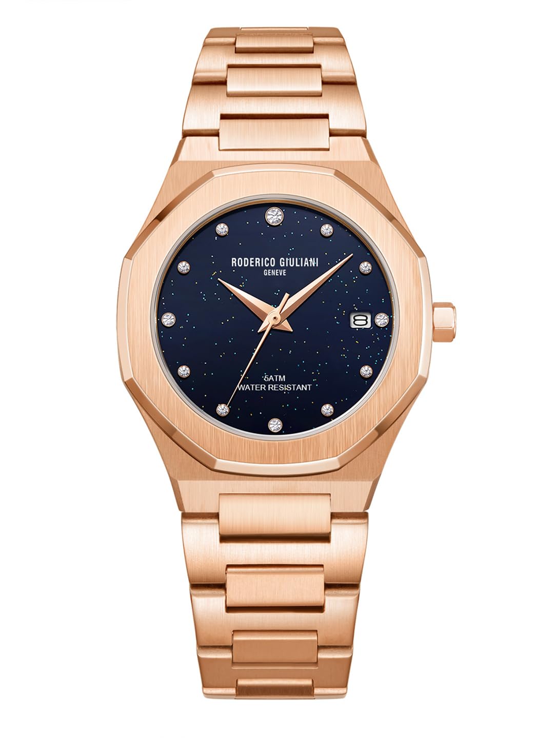 RODERICO GIULIANI Analog Blue DIAL Rose-Gold Steel Bracelet Womens Watch WSTA-7103 (B0CTS5WNLR) Amazon Price History, Amazon Price Tracker