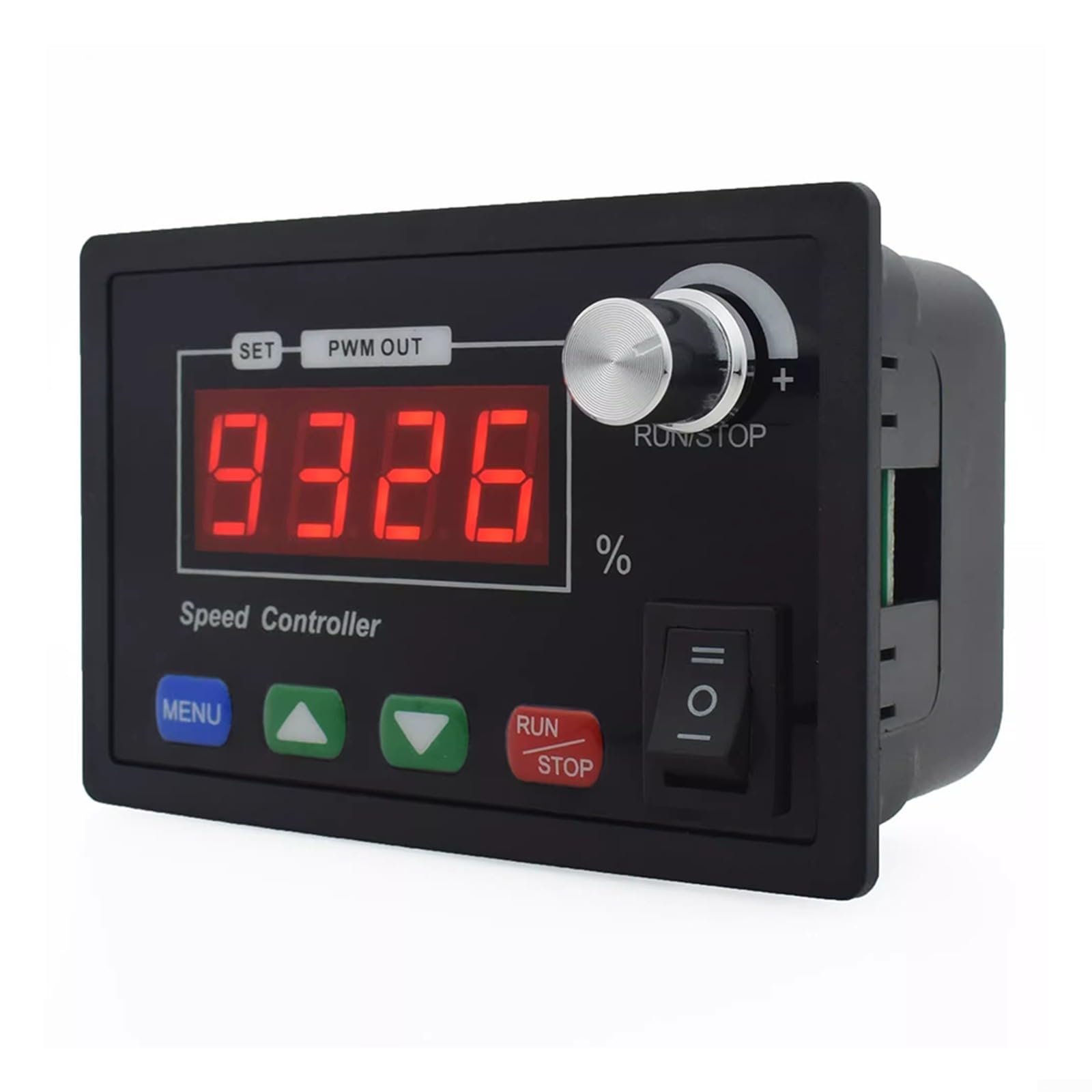 Regolatore di velocità, 12V 24V DC Motor Speed Controller, Velocità Regolabile Reversibile Interruttore DC Motor Driver Invertire