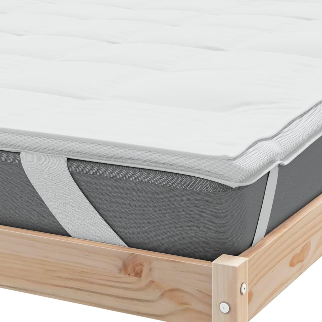 Gecheer Protector de colchón Blanco 80x200 cm,Protector Colchón,Funda Colchón,Colchón para Cama Transpirable Cover