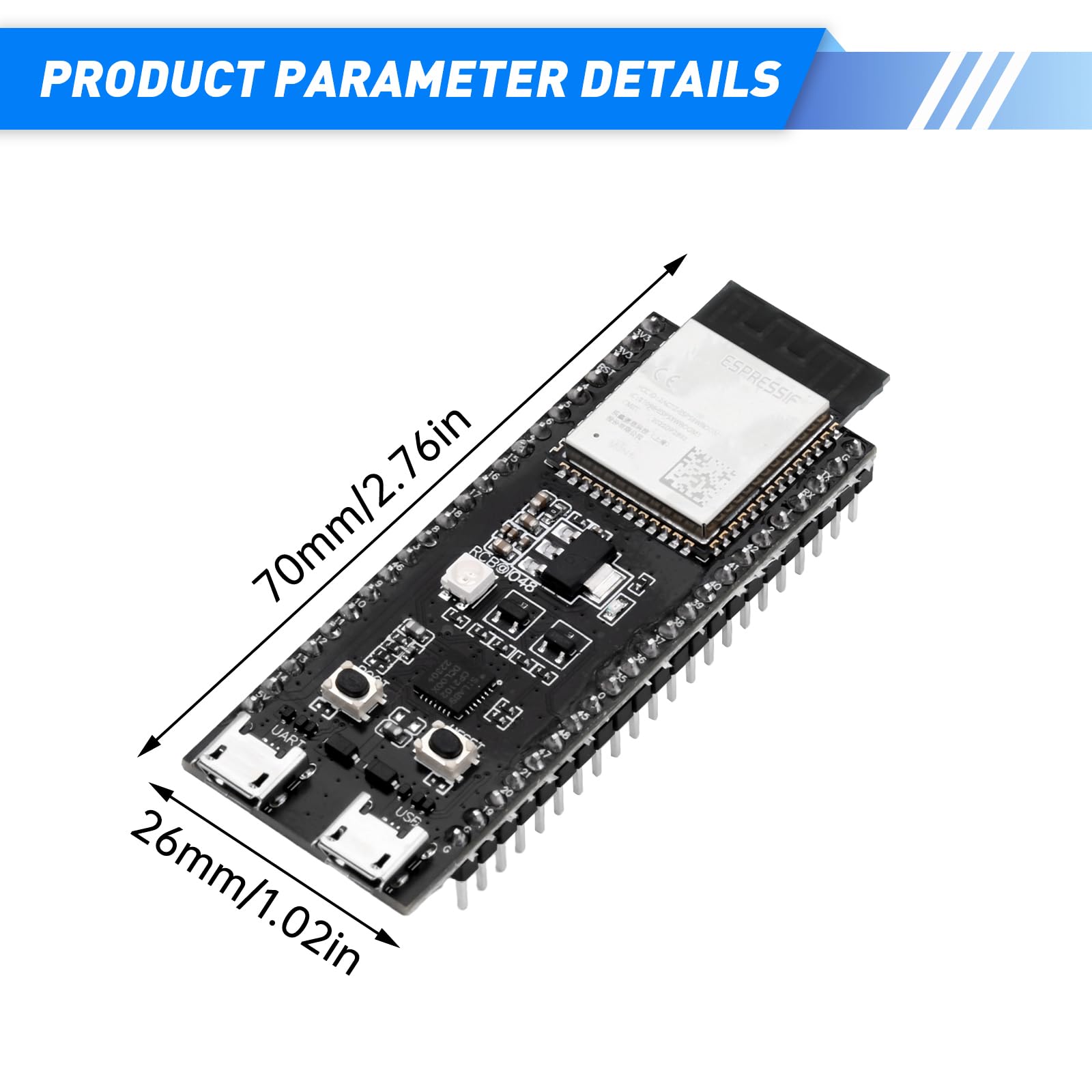 S3 ESP 32 S3 DevKitC 1 WROOM 1 N16R8 Cartes de développement 16M de