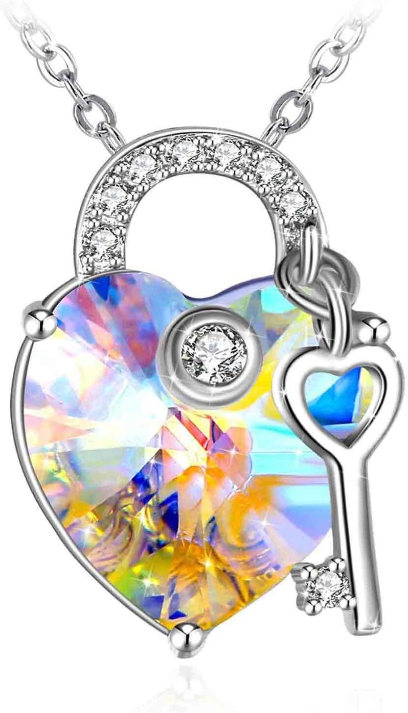 Fashion Crystal 925 Sterling Silver Pendant Necklace For Women And Ladies Gift J.Rosée Jewelry Jr3224