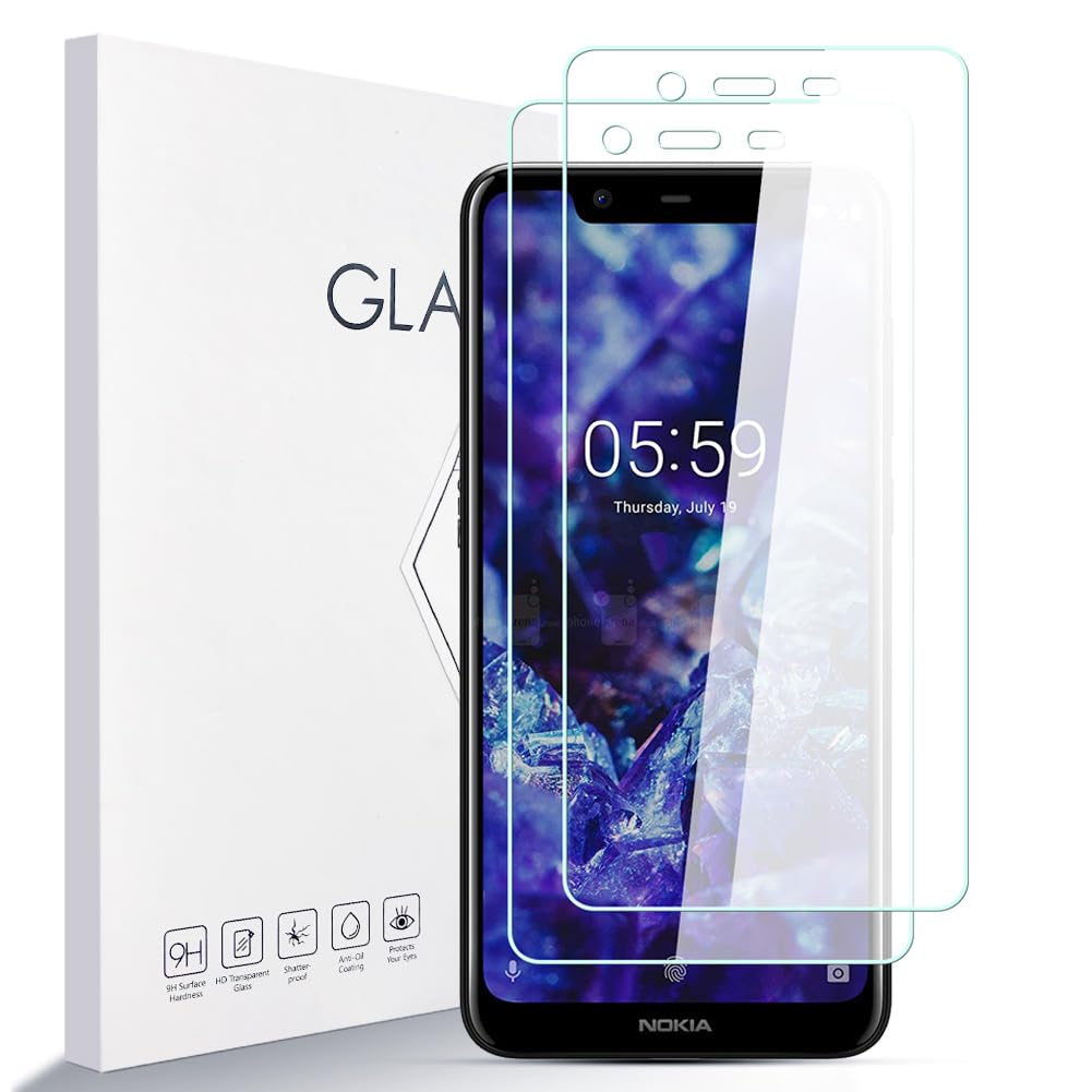 Pellicola Protettiva Vetro per Nokia 5.1 Plus 2018 Protezione