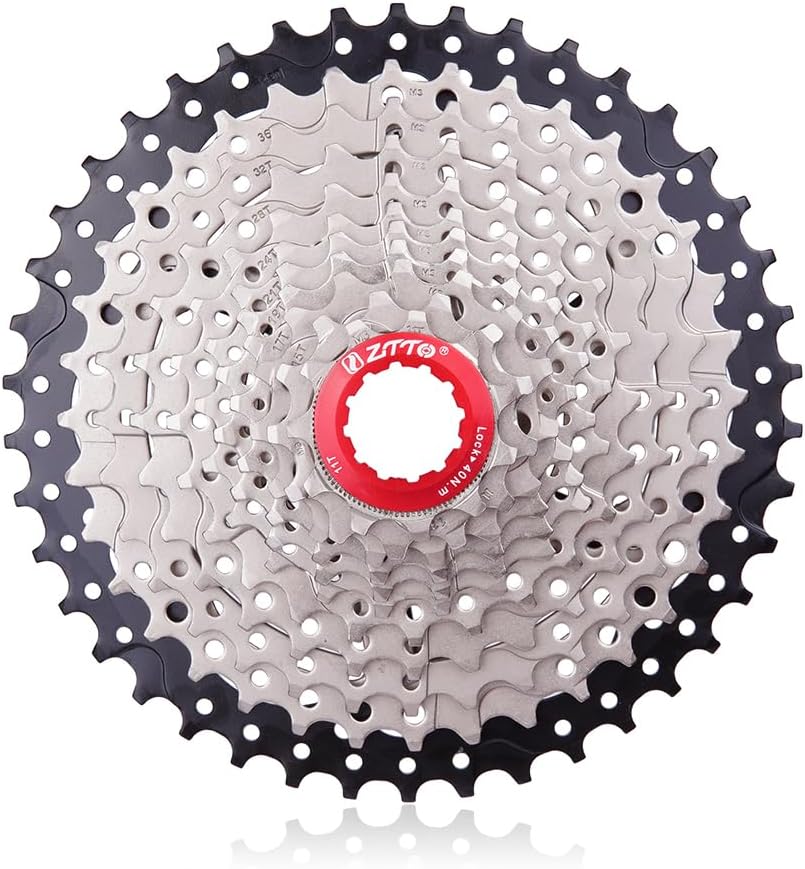 ZTTO 8/9/10/11/12 Speed Road Bike Gravel MTB Cassette-11-25/28/30/34/36/40/42/46/50T Bike Cassette Compatible with HG & HGR Freehub