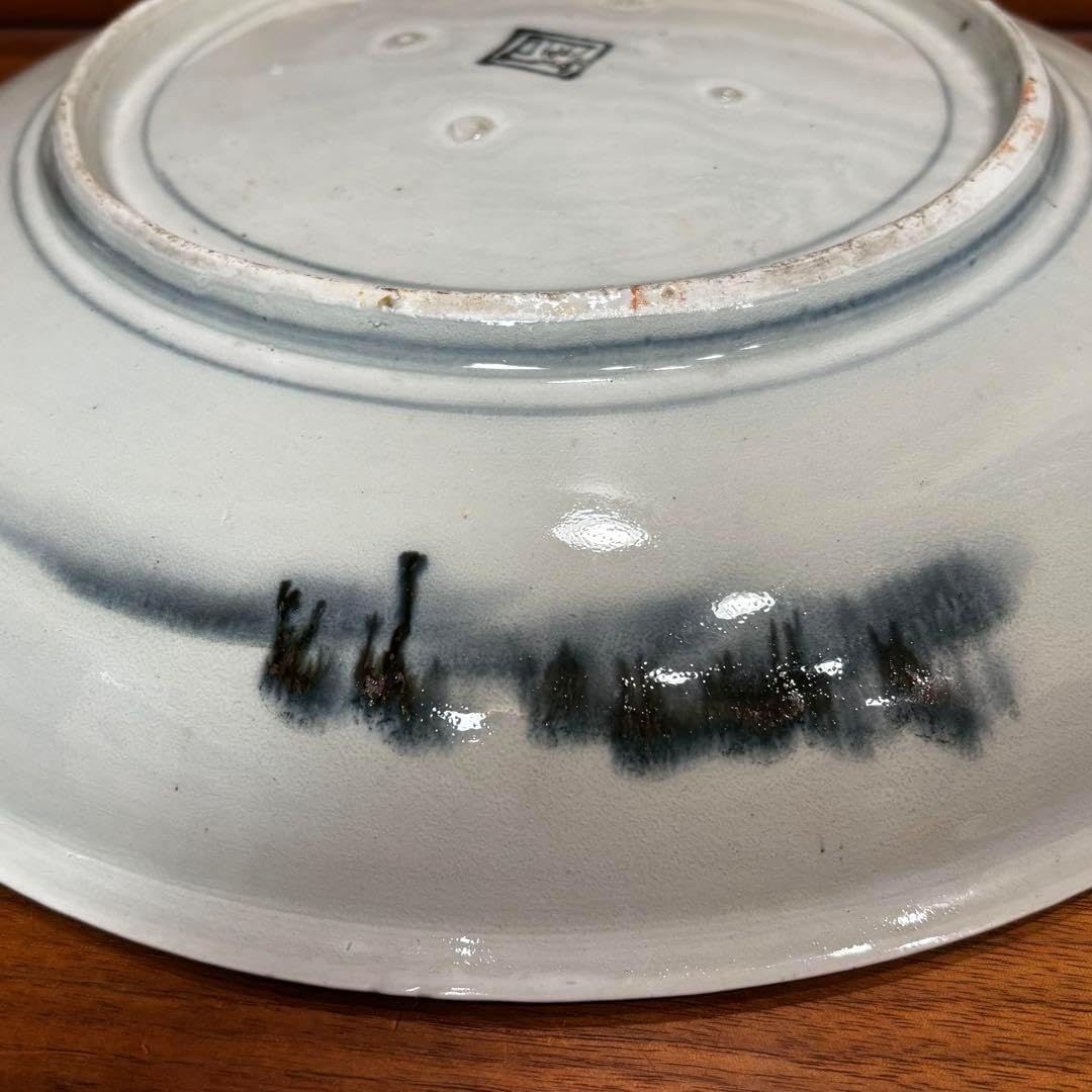 伊万里焼 有田焼 大皿 飾り皿 有田焼 伊万里焼 古伊万里 色絵 大皿 約