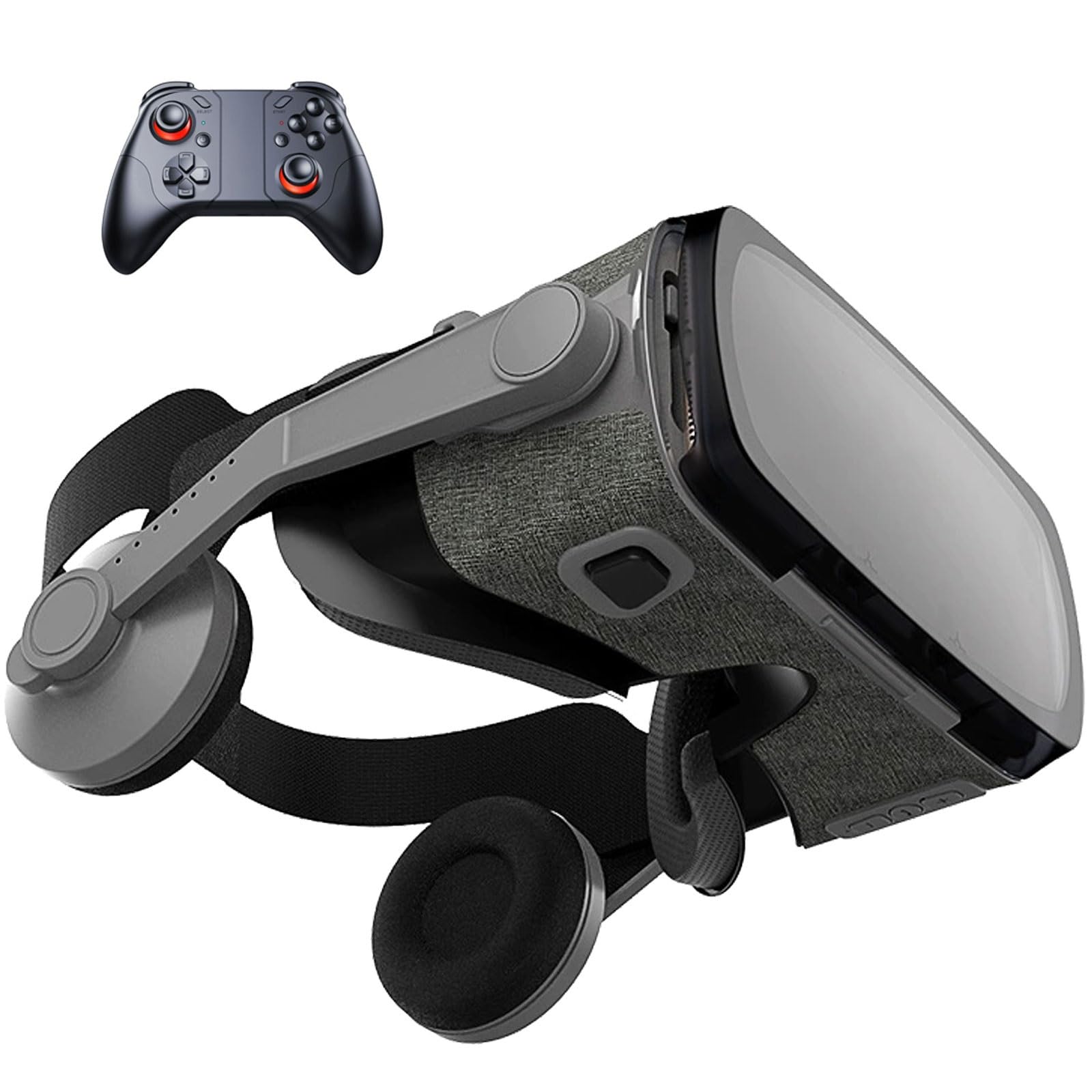 Gafas 3D de Realidad Virtual, Gafas VR, 3D VR Gafas de Realidad Virtual, Gafas 3D VR para Smartphone, Compatible 4.7-7.2 Inch' Smartphone Amplia compatibilidad por Android/iOS(C)