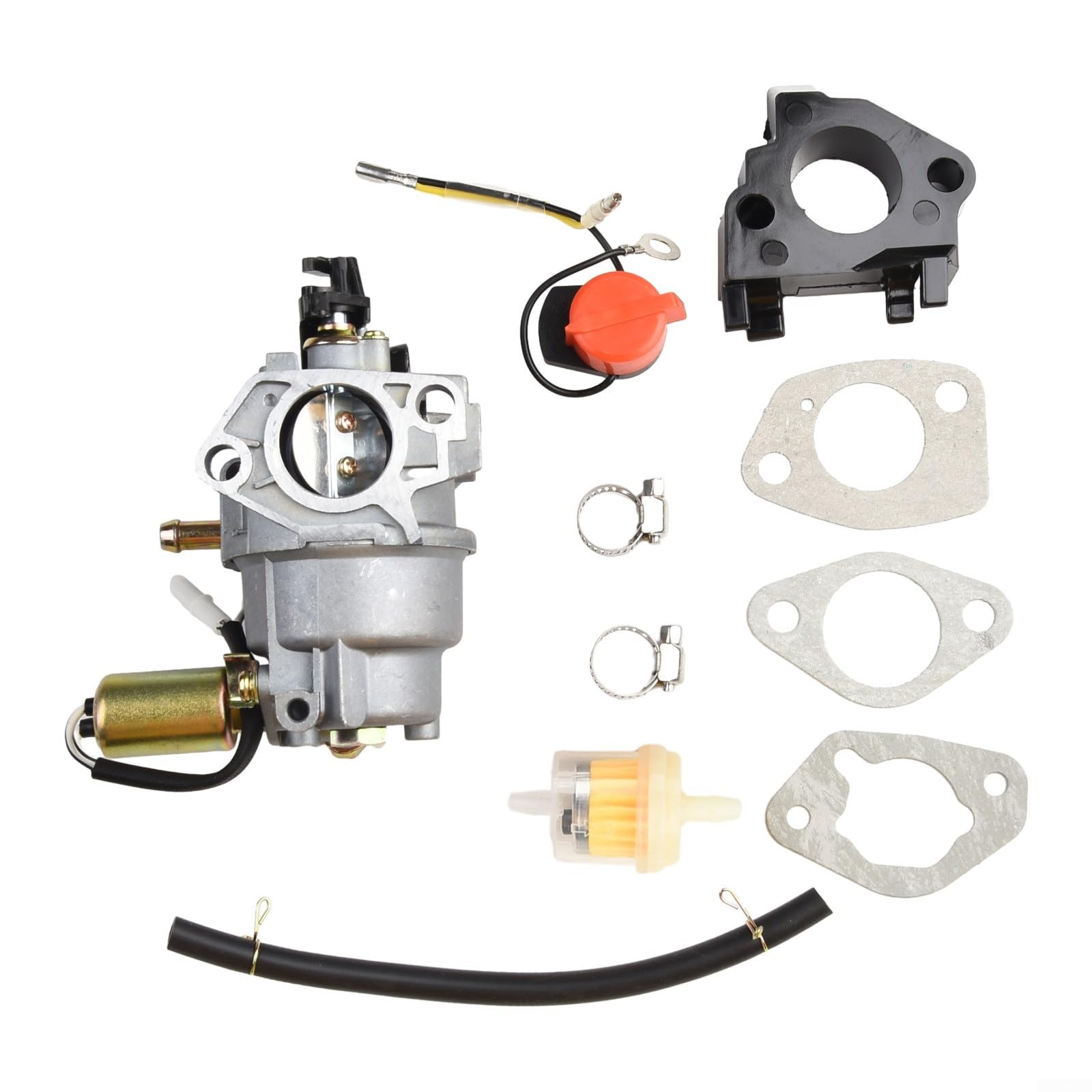 Carburateur de rechange pour moteur 547CC - Mélangeur de carburant pour Troy pour tracteur XT1 LT42, tondeuse à gazon pour kit de carburateur avec joints et filtre, jardin