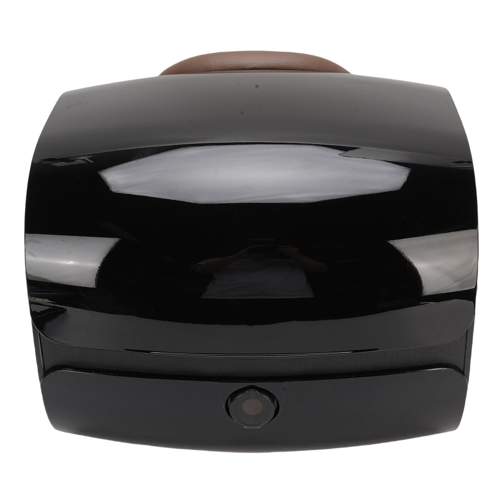 Bauletto Posteriore per Moto Soluzione di Stoccaggio in ABS Leggero e di Grandi Dimensioni da 32 Litri per Lunghi Viaggi (Nero lucido)