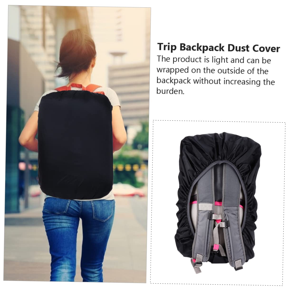 GALPADA Case for Outdoor Hiking Backpack Rain Cover Compact Trekking Bag Rain Shield