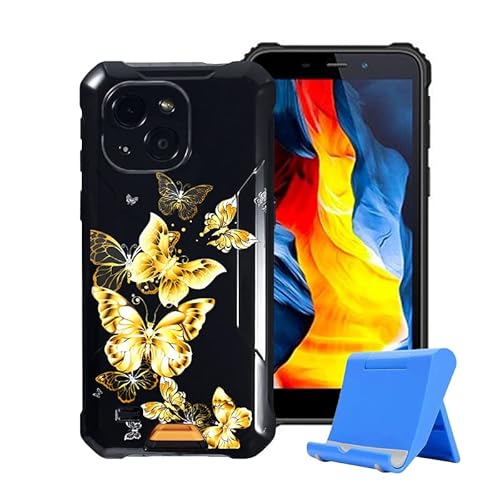 DJUNJUN Hülle für Oukitel WP20(5.93"),Premium Ultra Dünn Voller Schutz weiche Silikon TPU Case Handyhülle,Hochwertiges Anti Kratzer Mit Telefonhalter-WMA65 Cover