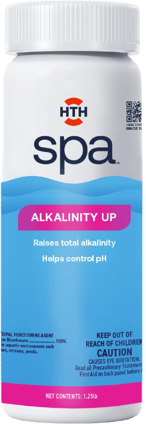 Spa 86131 Alkalinity up, Spa & Hot Tub Chemical Raises Alkalinity, Stabilizes pH Fluctuation, 1.25 lbs