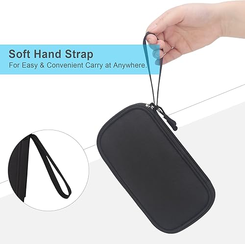 Miniatura 4 de Organizador electrónico, organizador de cables de viaje, bolsa de bolsa de transporte para accesorios electrónicos, funda de transporte portátil de
