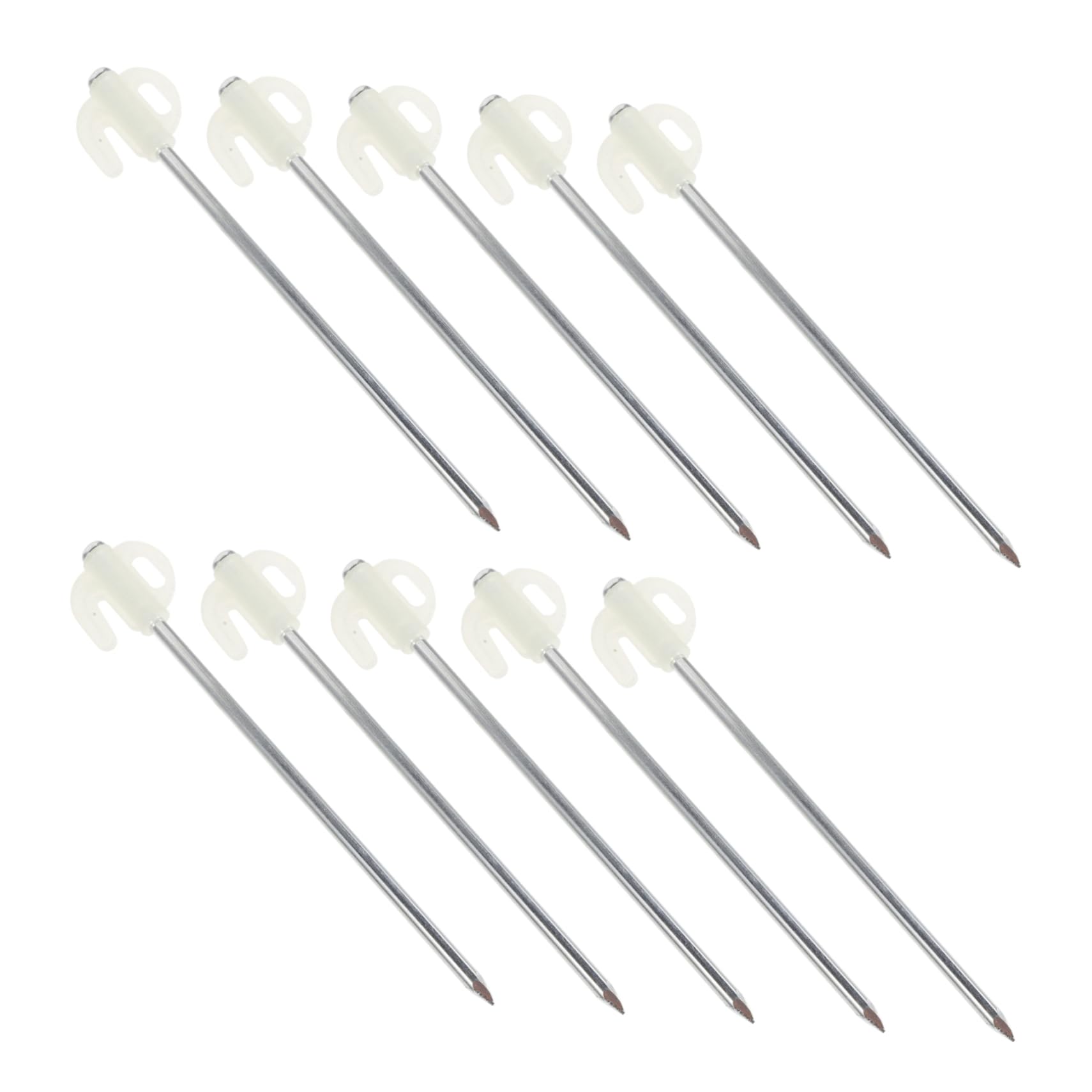 GRIRIW 1Set Ground Stakes Durable Tent Pegs with Oxford Bag for Secure Outdoor Use for Camping Hiking Canopy and Awning Various Grounds