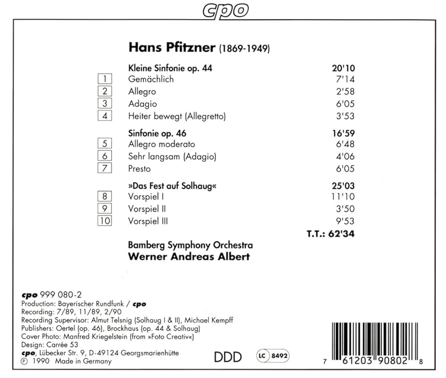 プフィッツナー　小交響曲Op.44
クルト・ラプフ
7インチLP プフィッツナー 小交響曲Op.44 クルト・ラプフ 7インチLP Amazon