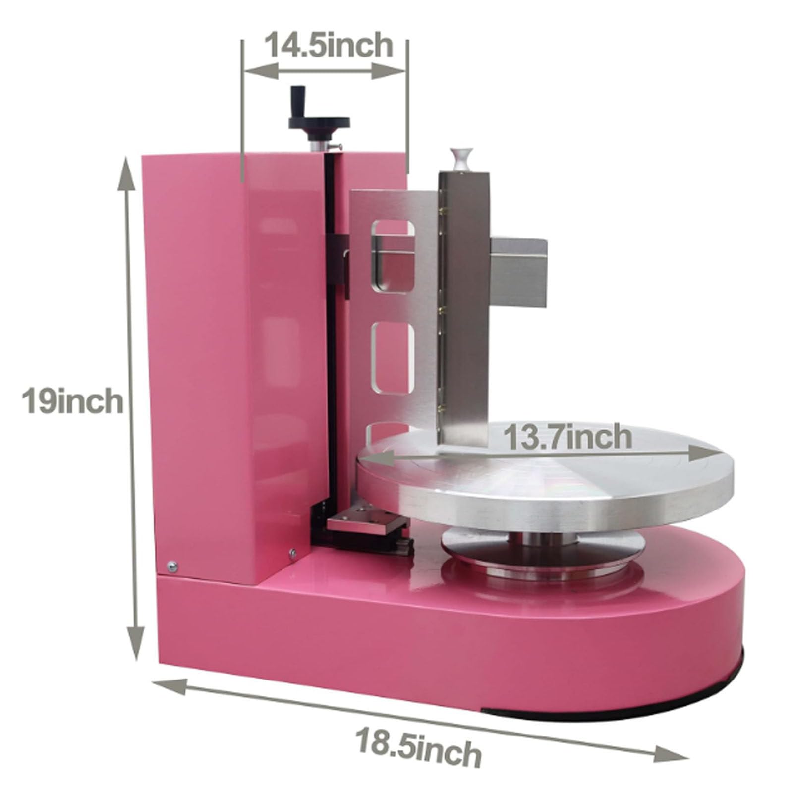 Máquina automática de glaseado de pasteles para tartas de cumpleaños, esparcidor de decoración de crema y herramienta de alisado para tiendas de pasteles y uso doméstico