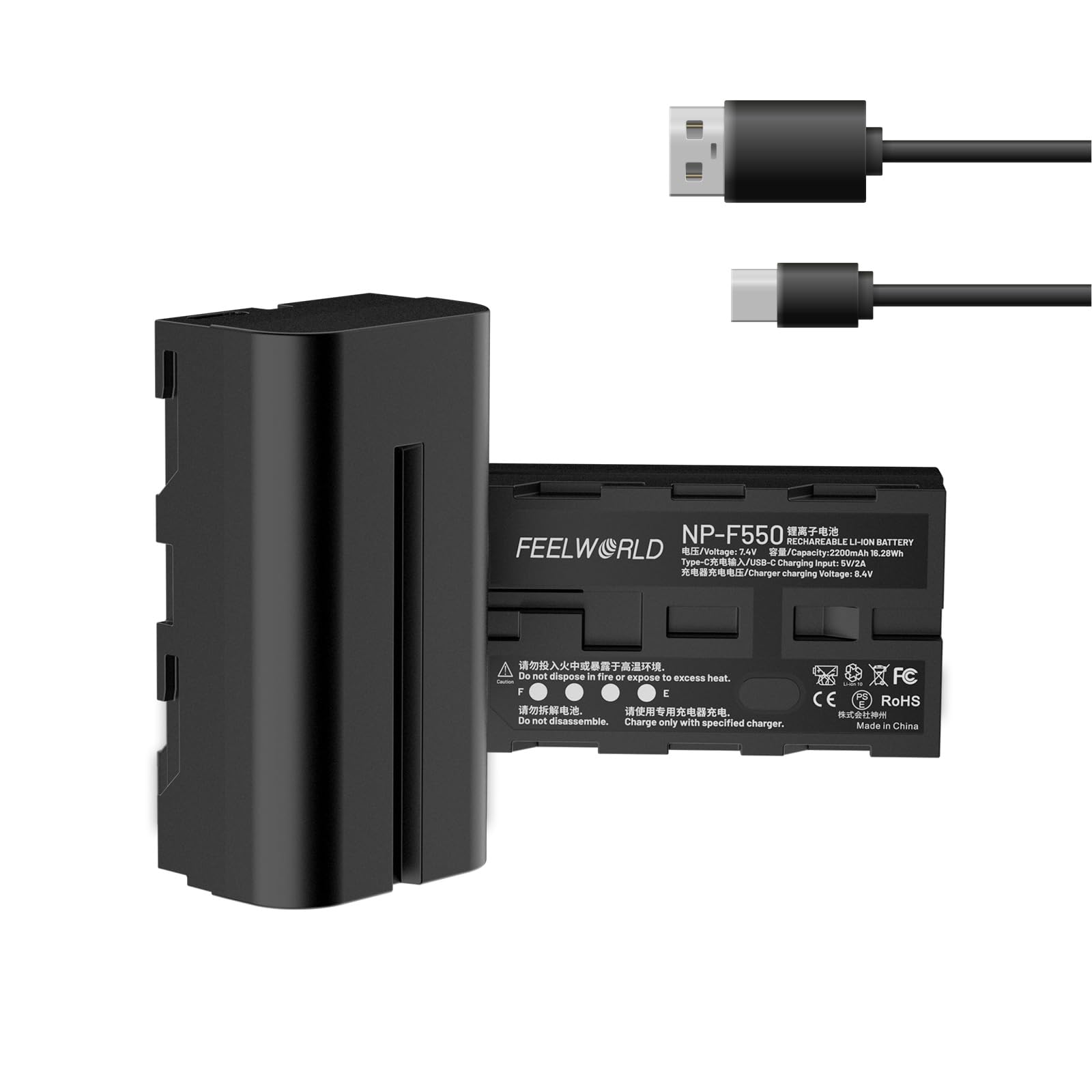 FEELWORLD NP-F550 Replacement Battery