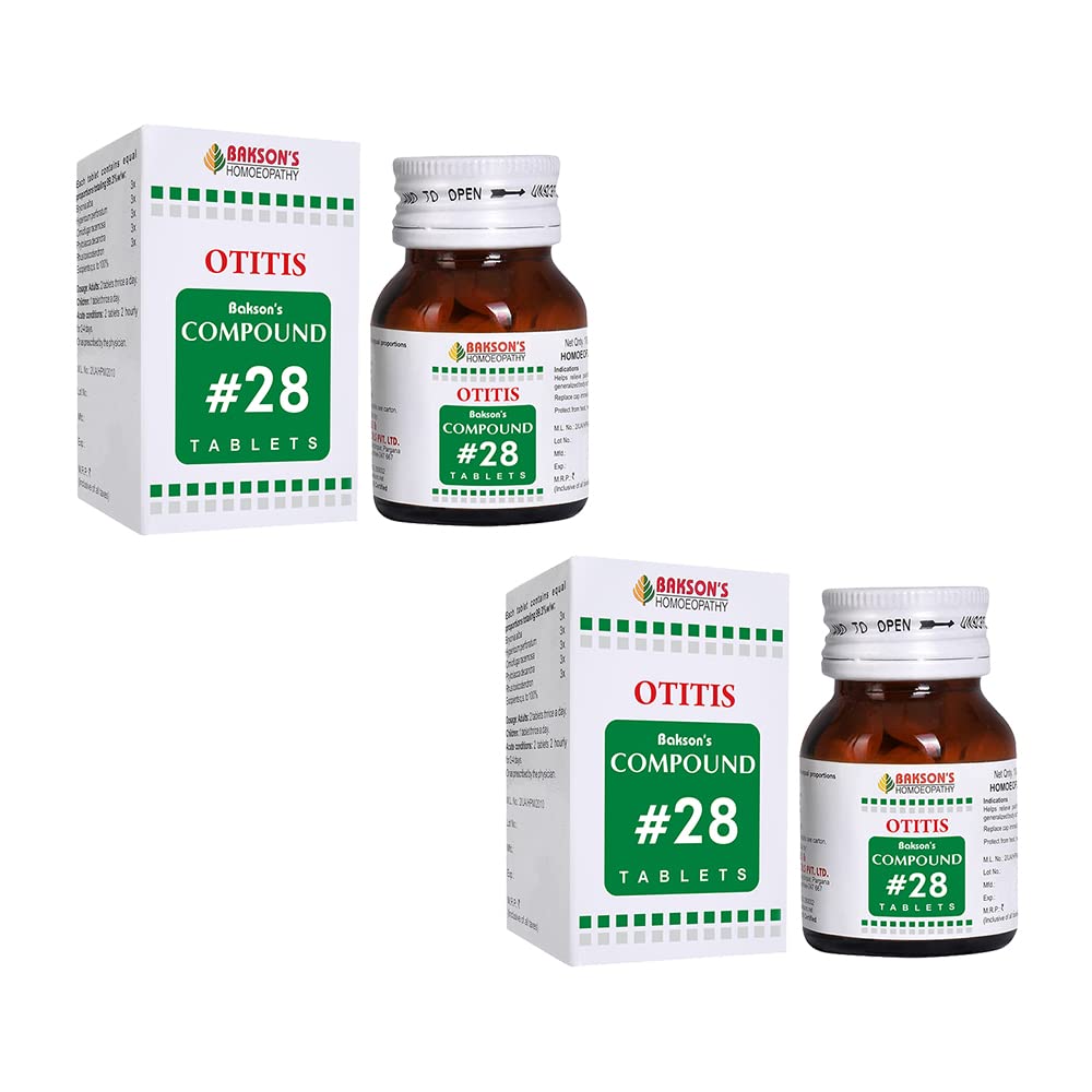 Dr. Bakshis BAKSONS HOMOEOPATHY COMPOUND #28 TABLETS-100 TABS (Pack of 2) (B0C2Z85Z5L) Amazon Price History, Amazon Price Tracker